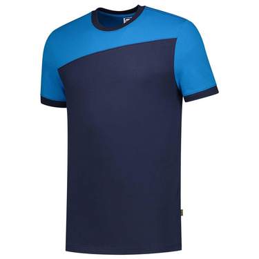 Tricorp t-shirt 102006 Bicolor blauw-turquoise