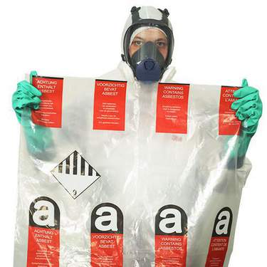 Afvalzak asbest 80x120 micron
