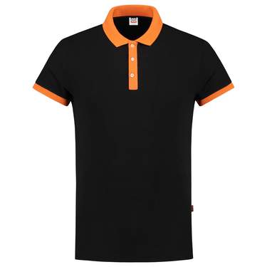 TR PBF210 Poloshirt fitted zw/or