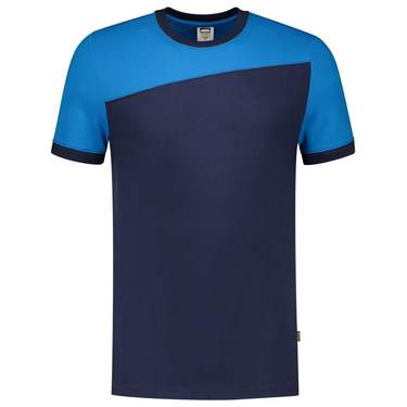 Tricorp t-shirt 102006 Bicolor blauw-turquoise
