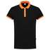 TR PBF210 Poloshirt fitted zw/or